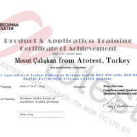 beckman coulter, atotest, sertifka, certificate